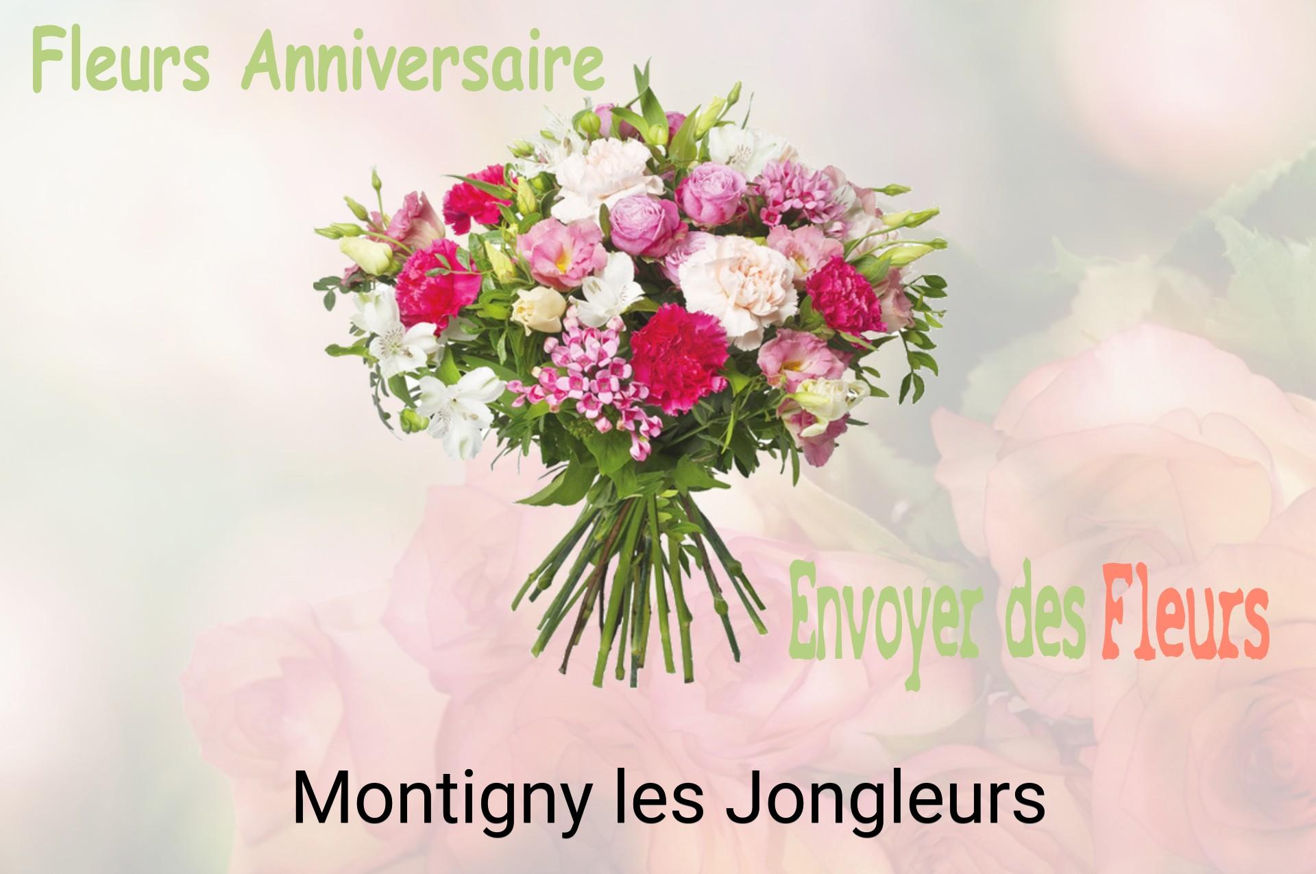 Bouquet de fleurs d’anniversaire livré à Montigny-les-Jongleurs